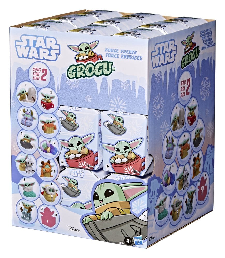 Star Wars présentoir mini-figurines Blind Box Grogu Force Freeze Series 2 4 cm (24)