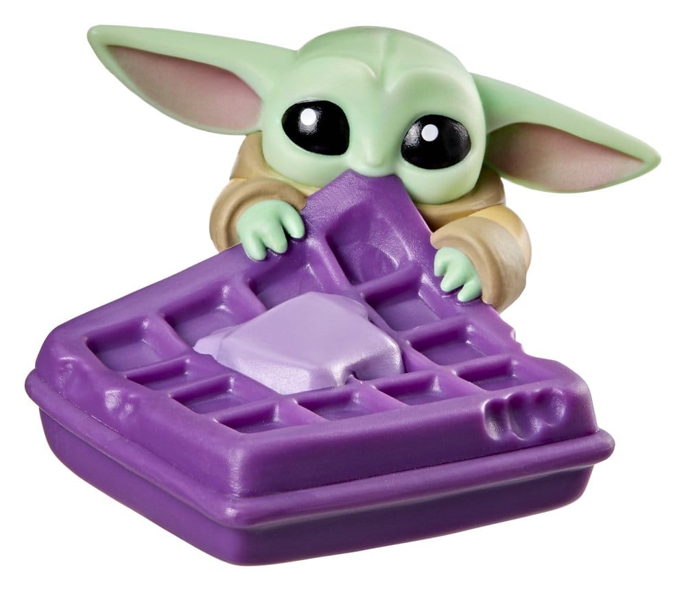 Star Wars présentoir boîte-mystère mini-figurines Grogu Snack Attack Series 1 4 cm (24)
