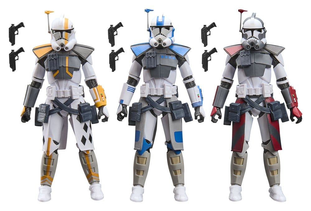 Star Wars: The Clone Wars Black Series pack 3 figurines ARC Trooper Havoc, Colt & Blitz 15 cm