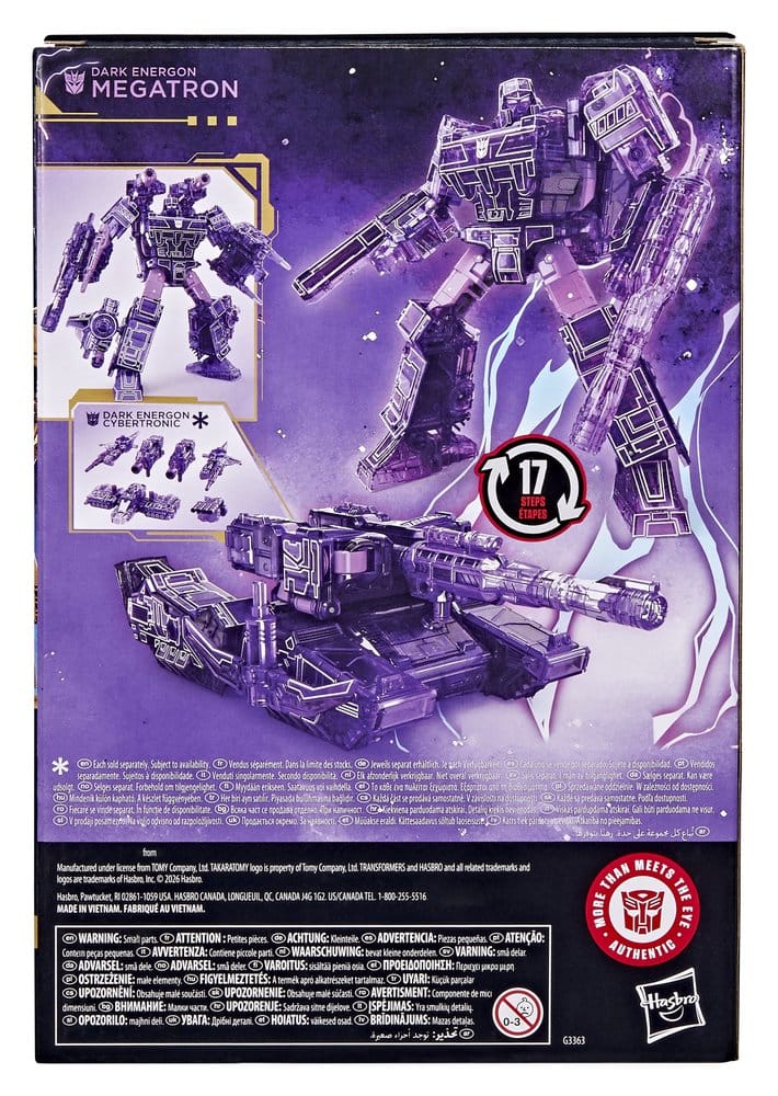 Transformers Age of the Primes Voyager Class figurine Dark Energon Megatron 17 cm