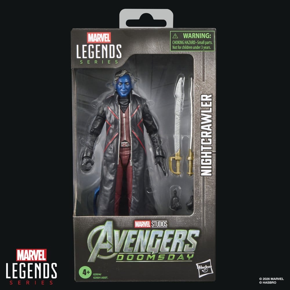 Avengers: Doomsday Marvel Legends figurine Nightcrawler 15 cm