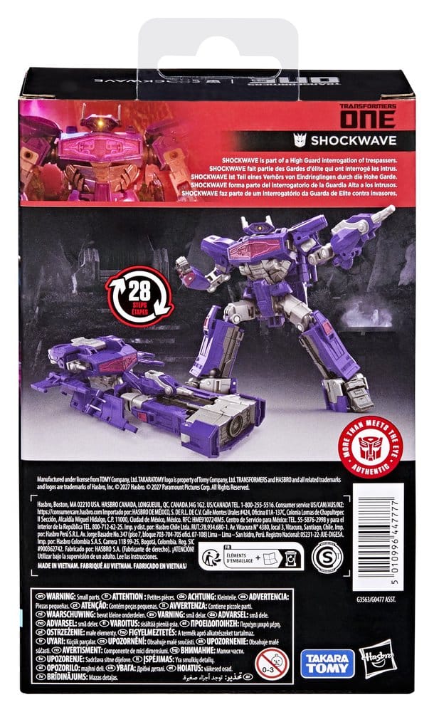 Transformers One Studio Series Deluxe Class figurine Shockwave 13 cm