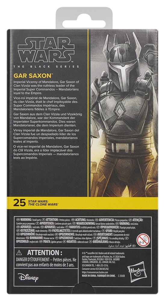 Star Wars: The Clone Wars Black Series figurine Gar Saxon 15 cm