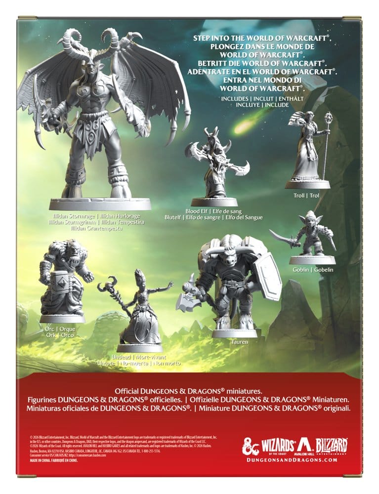 Dungeons & Dragons x World of Warcraft figurines Set 1