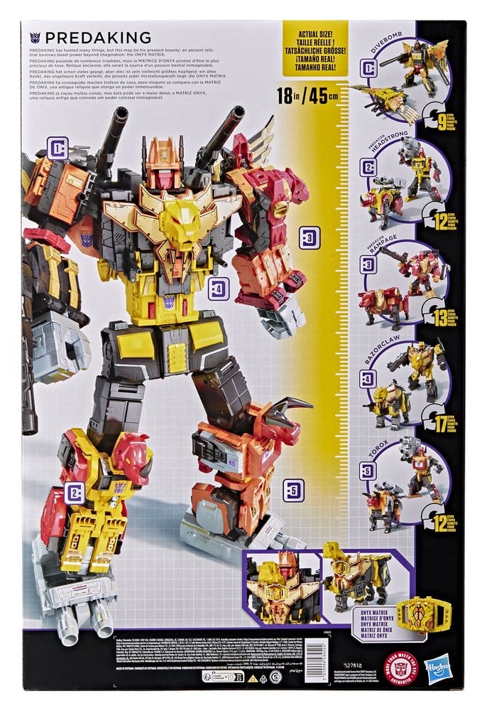 Transformers Power of the Primes figurine Combiner Predaking 45 cm