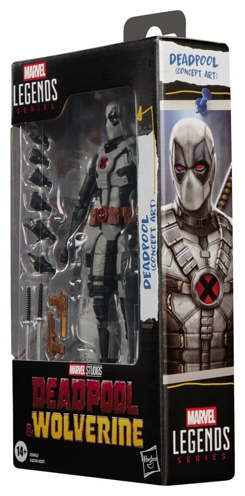 Deadpool & Wolverine Marvel Legends figurine Deadpool (Concept Art) 15 cm