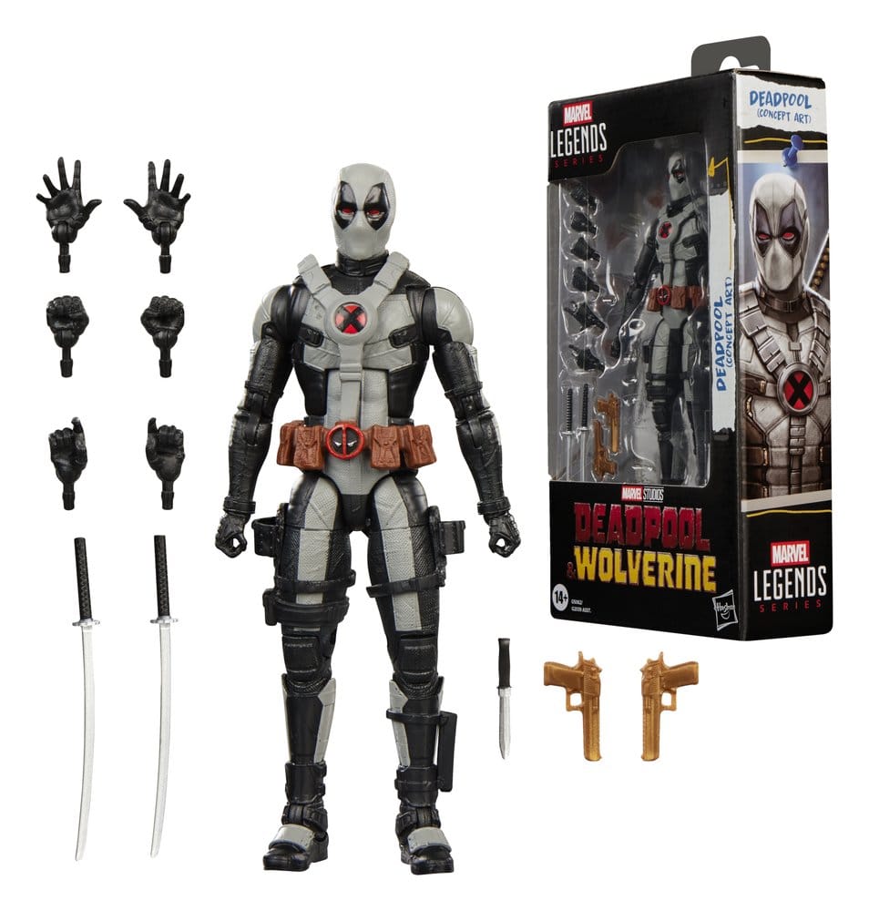 Deadpool & Wolverine Marvel Legends figurine Deadpool (Concept Art) 15 cm
