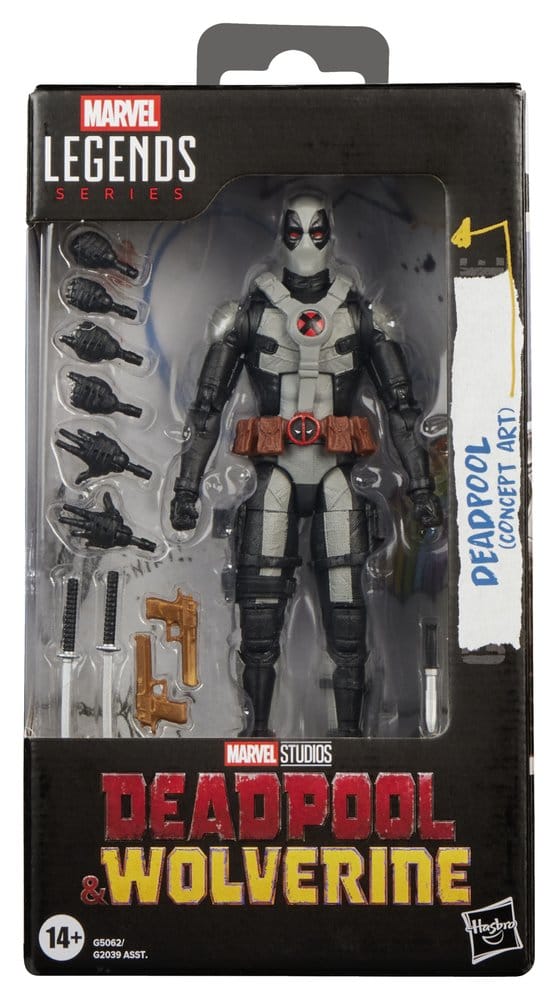 Deadpool & Wolverine Marvel Legends figurine Deadpool (Concept Art) 15 cm