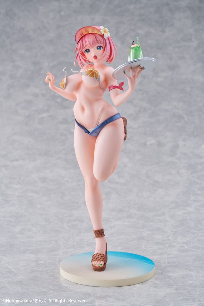 Original Illustration statuette PVC 1/7 Summer Waiter illustration by Kink Limited Edition 25 cm