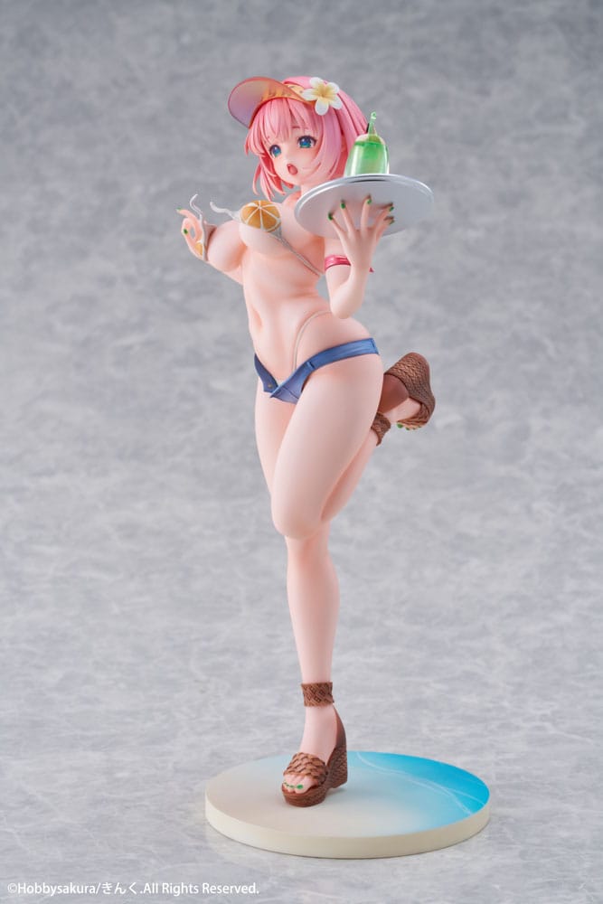 Original Illustration statuette PVC 1/7 Summer Waiter illustration by Kink Limited Edition 25 cm