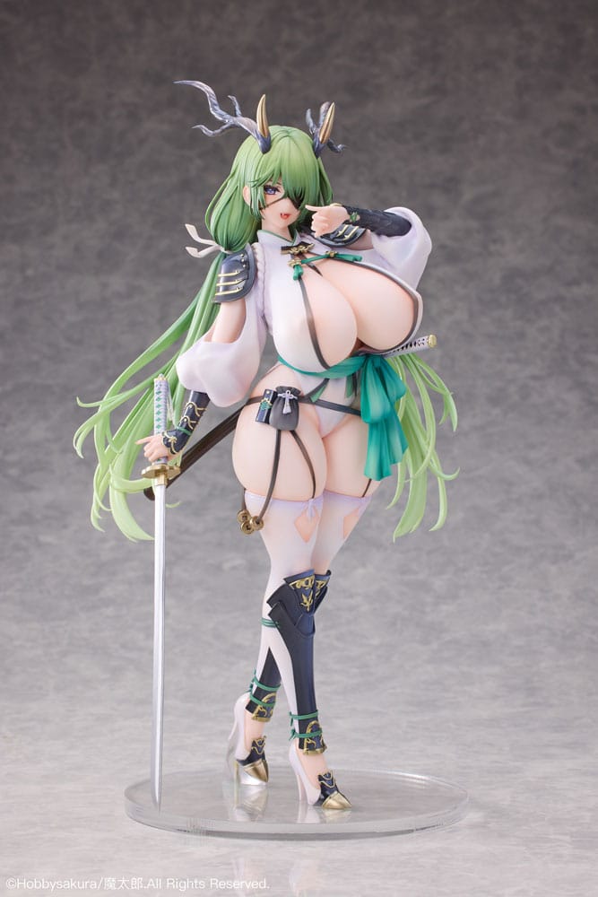 Original Character statuette PVC 1/6 Dokuganryu-chan Illustrated by Mataro Deluxe Edition 30 cm