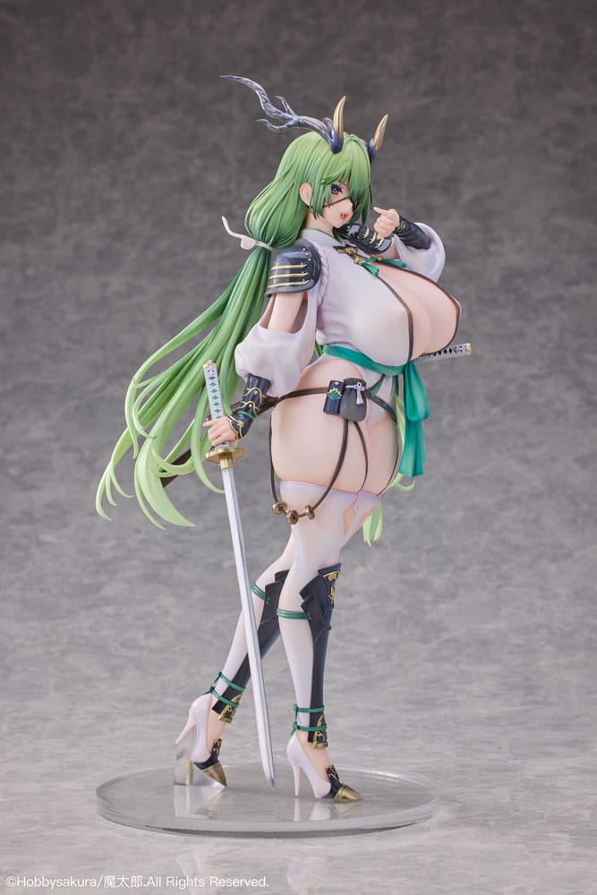 Original Character statuette PVC 1/6 Dokuganryu-chan Illustrated by Mataro Deluxe Edition 30 cm