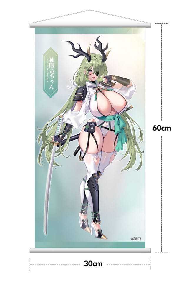Original Character statuette PVC 1/6 Dokuganryu-chan Illustrated by Mataro Deluxe Edition 30 cm