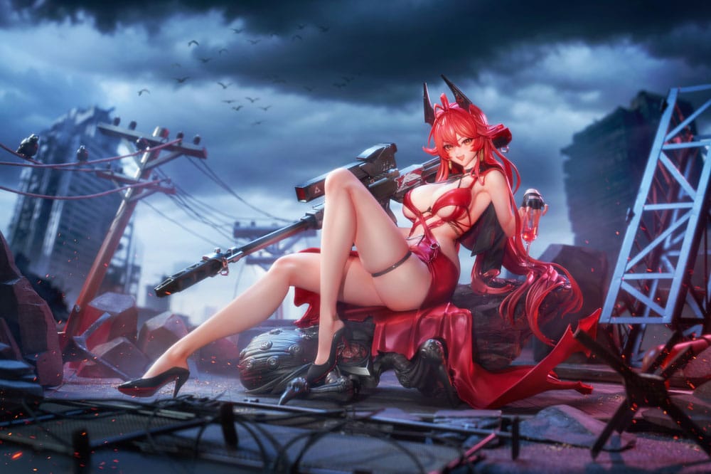 Goddess of Victory: Nikke statuette PVC 1/4 Red Hood Nonsense Red Deluxe Edtition 28 cm