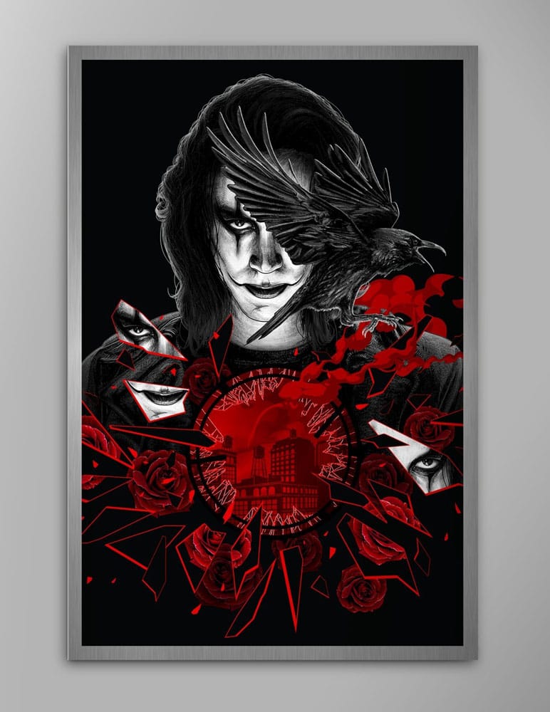 The Crow lithographie Limited Edition 51 x 76 cm
