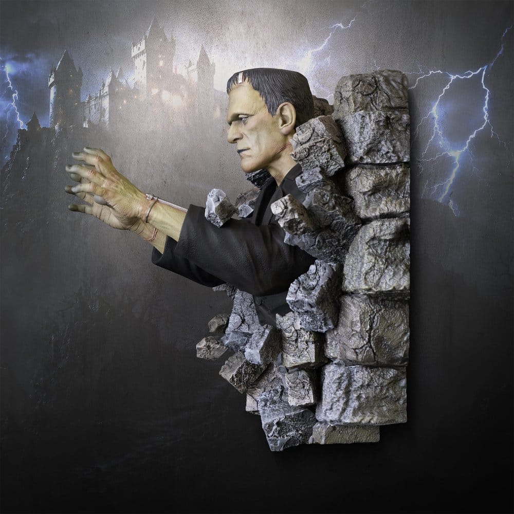 Frankenstein sculpture murale 1/1 Boris Karloff as Frankenstein's Monster 94 x 94 cm