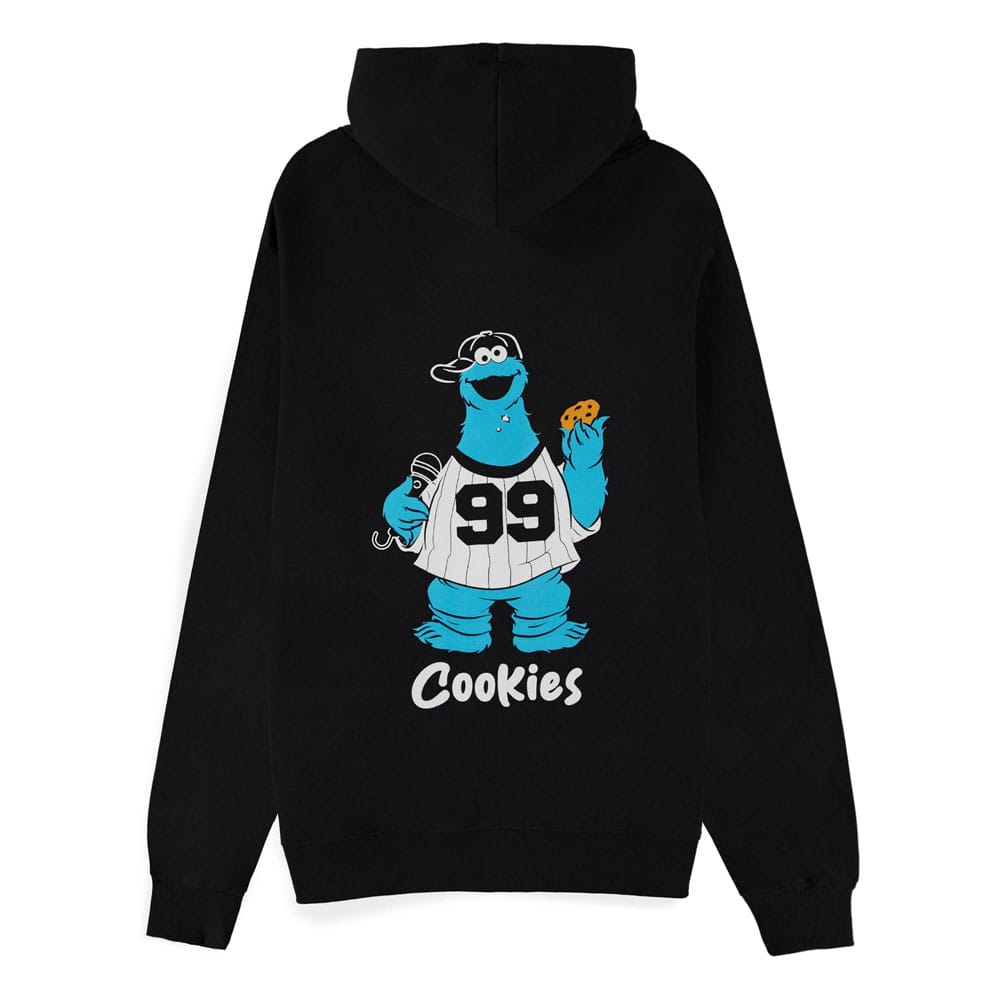 1, Rue Sésame sweater à capuche Cookie Monster 99 Cookies (XL)