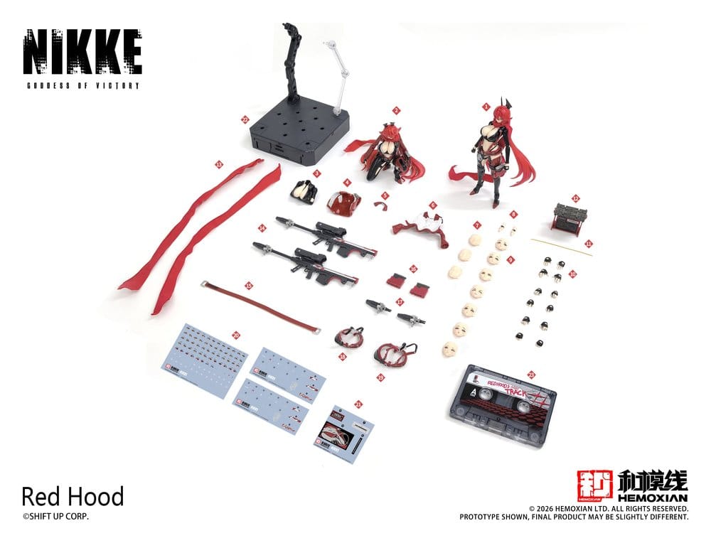 Goddess of Victory: Nikke Maquette en plastique 1/12 Red Hood 18 cm
