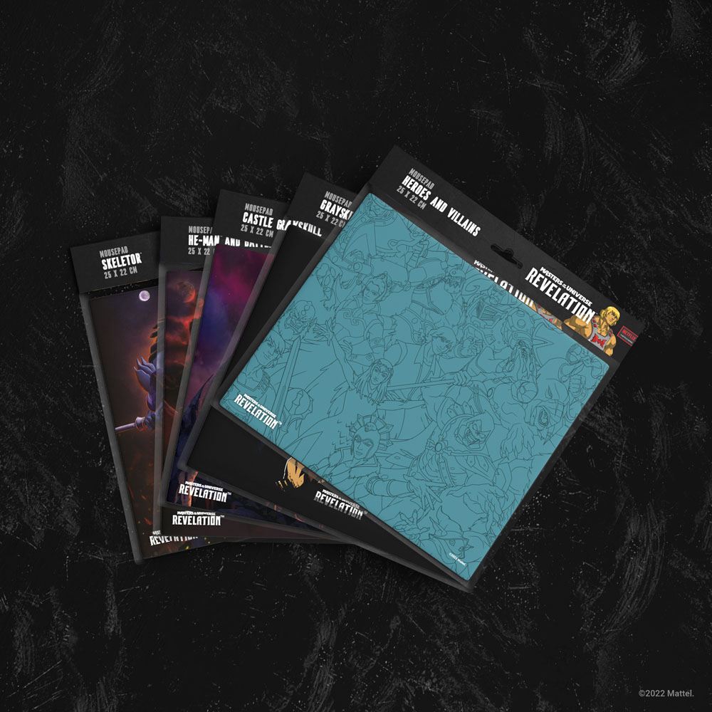 Masters of the Universe: Revelation™ tapis de souris Heroes and Villains 25 x 22 cm