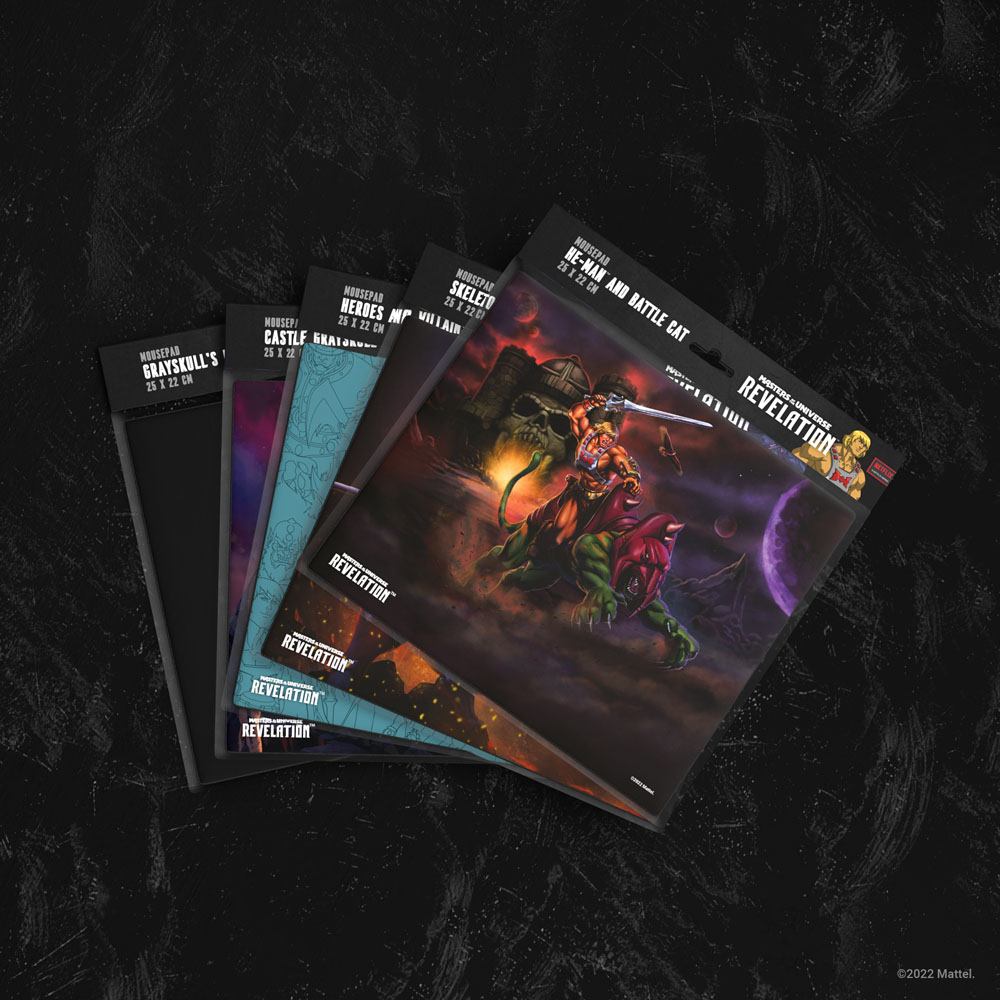 Masters of the Universe: Revelation™ tapis de souris He-Man™ and Battle Cat 25 x 22 cm