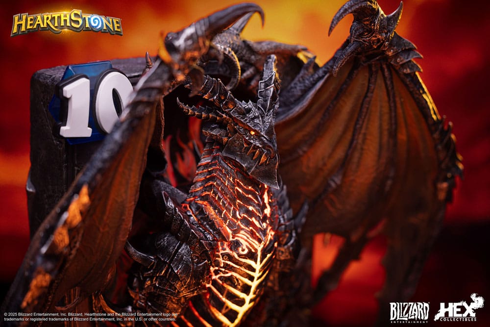 Hearthstone statuette 3D Art Frame Deathwing 34 cm