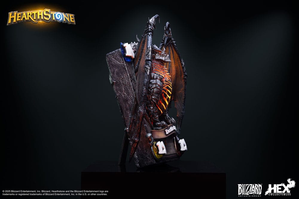Hearthstone statuette 3D Art Frame Deathwing 34 cm