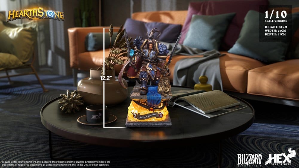 Hearthstone statuette 1/10 Varian Wrynn 31 cm