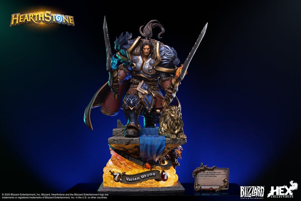 Hearthstone statuette 1/10 Varian Wrynn 31 cm