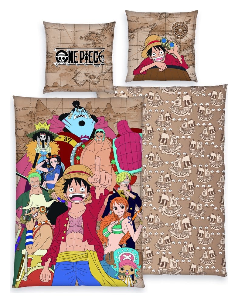 One Piece Linge de lit One Piece Crew 135 x 200 cm