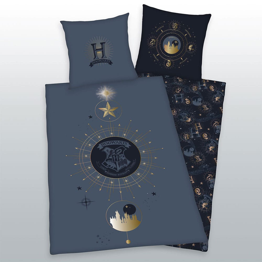 Harry Potter parure de lit Poudlard 135 x 200 cm / 80 x 80 cm