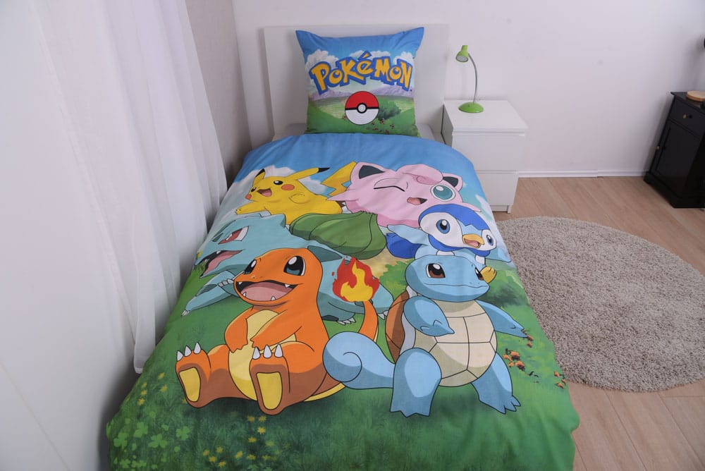 Pokemon parure de lit Group A 135 x 200 cm / 80 x 80 cm