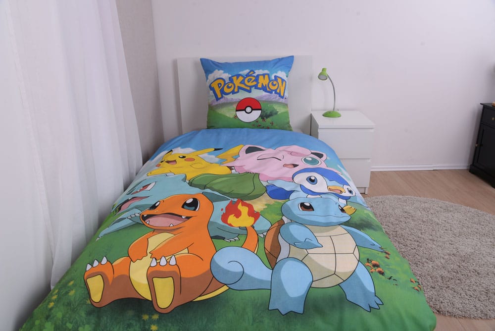Pokemon parure de lit Group A 135 x 200 cm / 80 x 80 cm