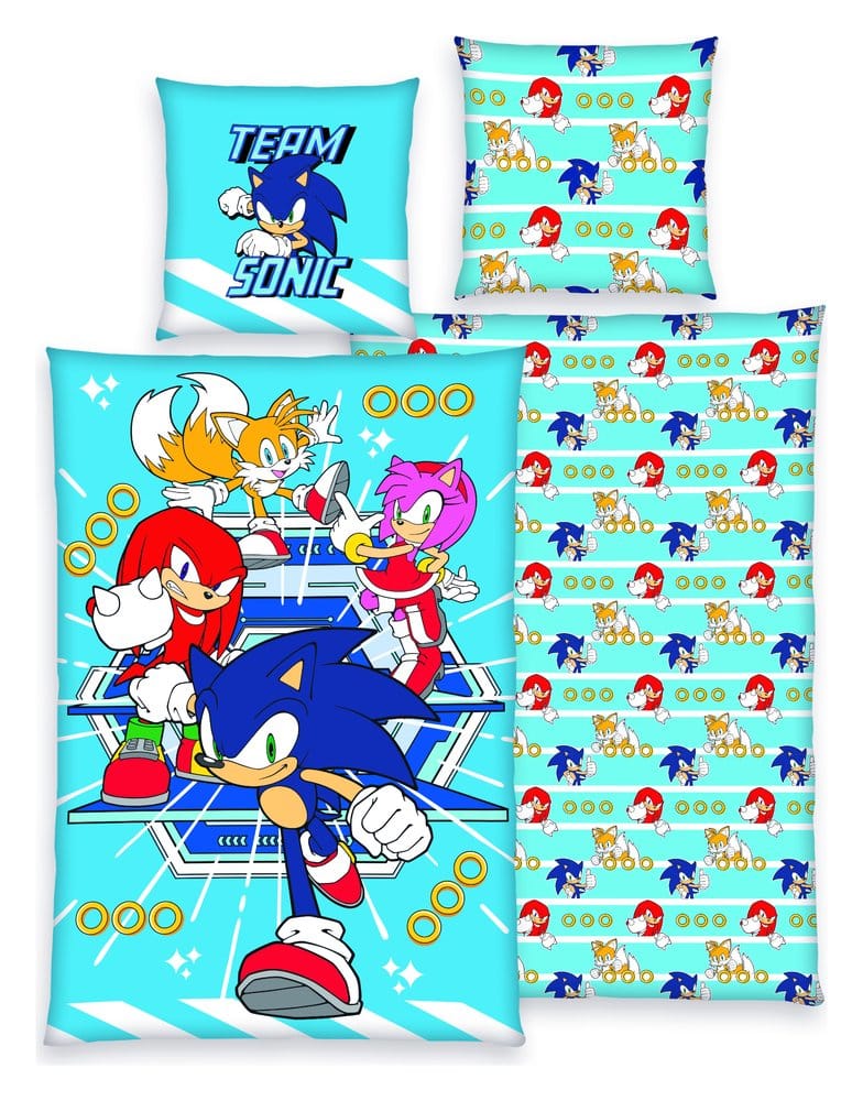 Sonic Linge de lit Team Sonic 135 x 200 cm