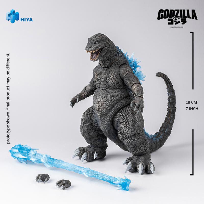 Mothra and King Ghidorah: Giant Monsters All-Out Attack (2001) figurine Exquisite Basic Heat Ray Godzilla 18 cm