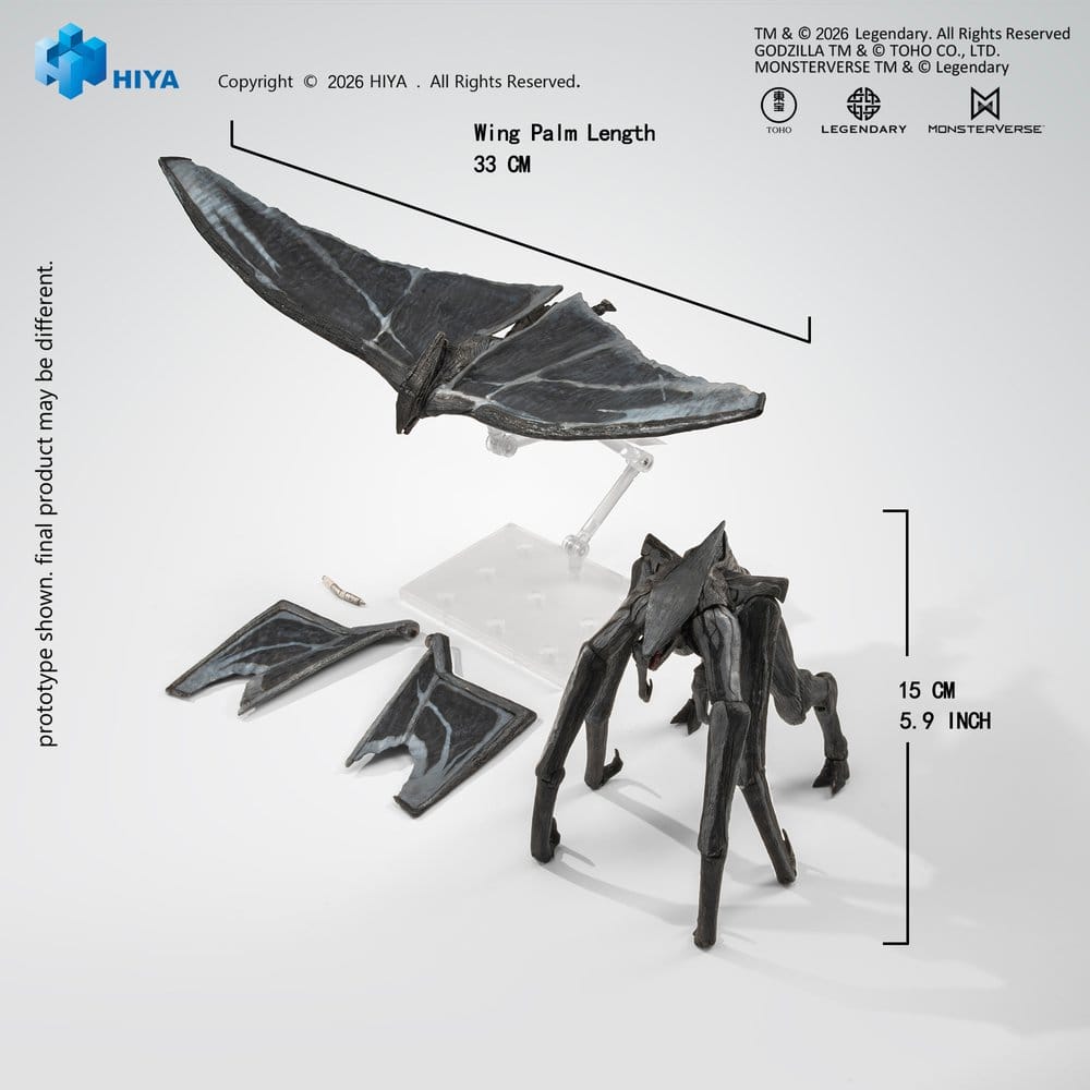 Godzilla (2014) Exquisite Basic figurines Male & Female Muto Set 16 cm