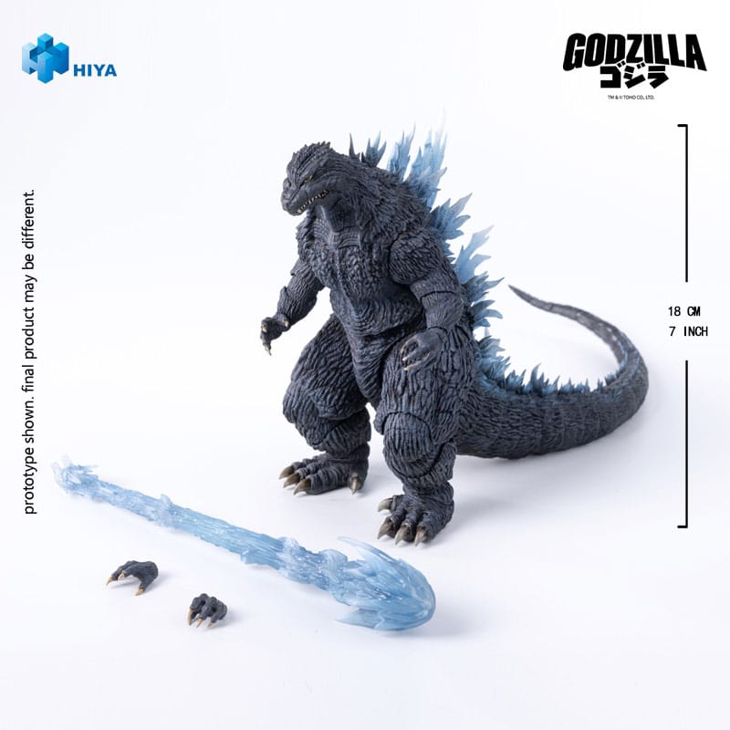 Godzilla Against Mechagodzilla (2002) figurine Exquisite Basic Heat Ray Godzilla 18 cm