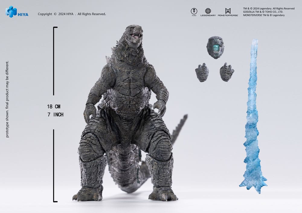 Godzilla vs. Kong 2001 figurine Exquisite Basic+ Heat Ray Godzilla 18 cm