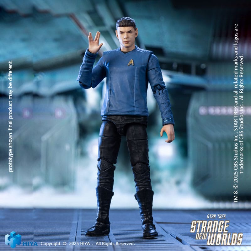 Star Trek Strange New Worlds figurine 1/18 Exquisite Mini Series Spock 11 cm