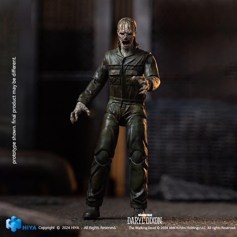 The Walking Dead figurine 1/18 Exquisite Mini Daryl Dixon Dark Eyes Walker 11 cm