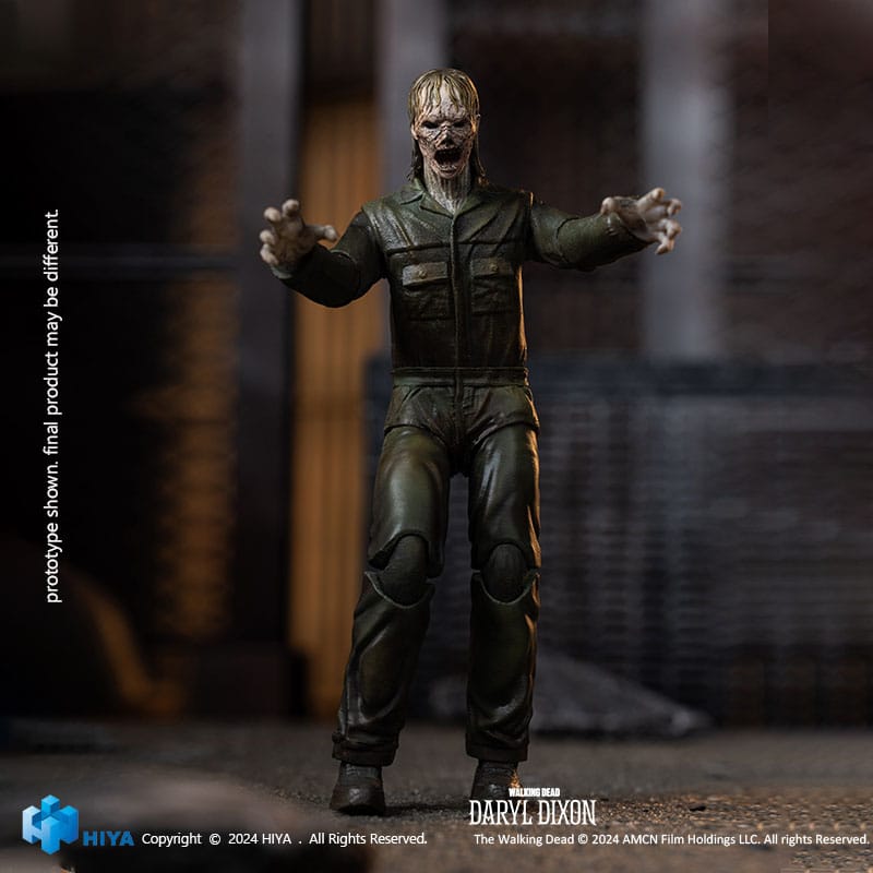The Walking Dead figurine 1/18 Exquisite Mini Daryl Dixon Dark Eyes Walker 11 cm