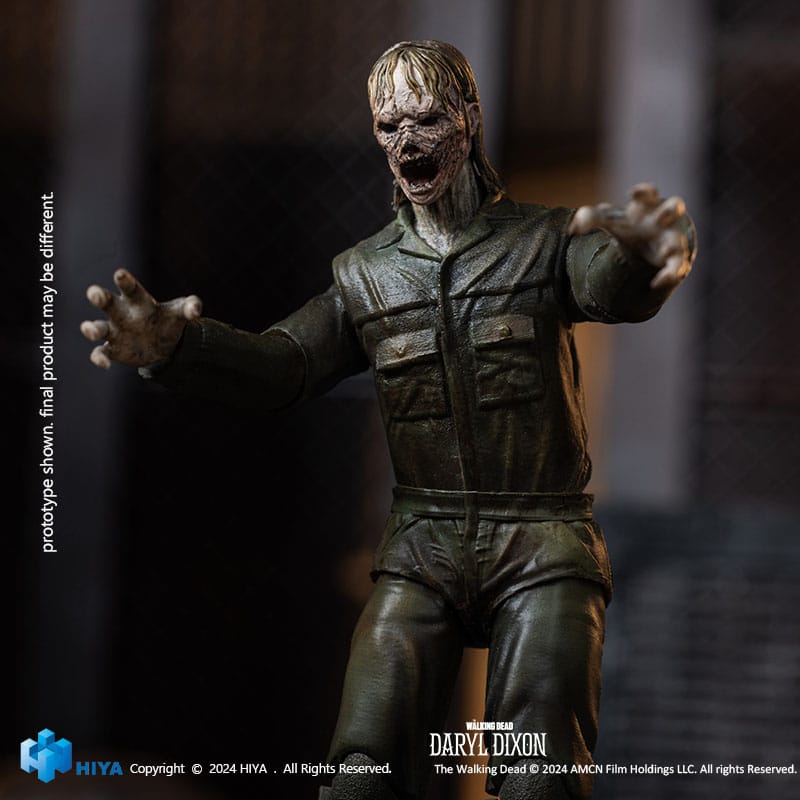 The Walking Dead figurine 1/18 Exquisite Mini Daryl Dixon Dark Eyes Walker 11 cm