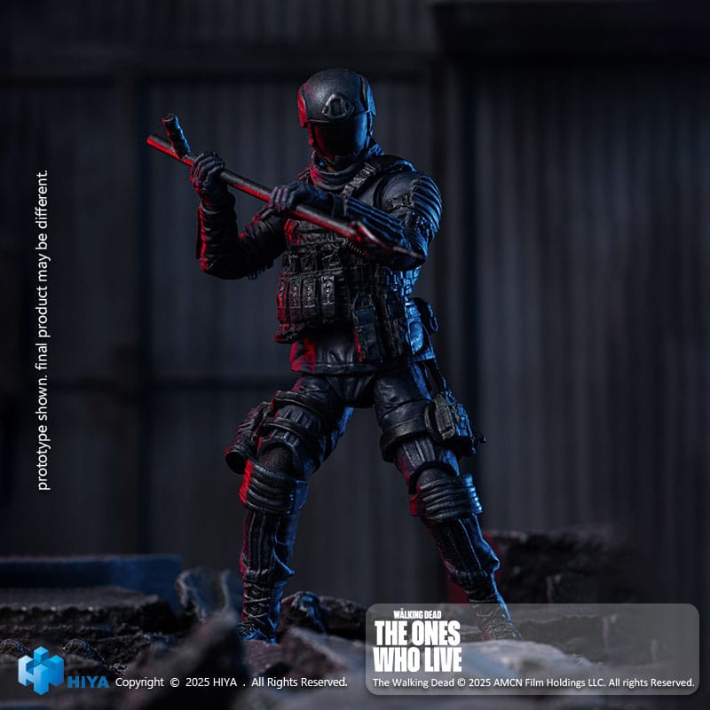 The Walking Dead: The Ones Who Lived figurine 1/18 Exquisite Mini CRM Soldier 10 cm
