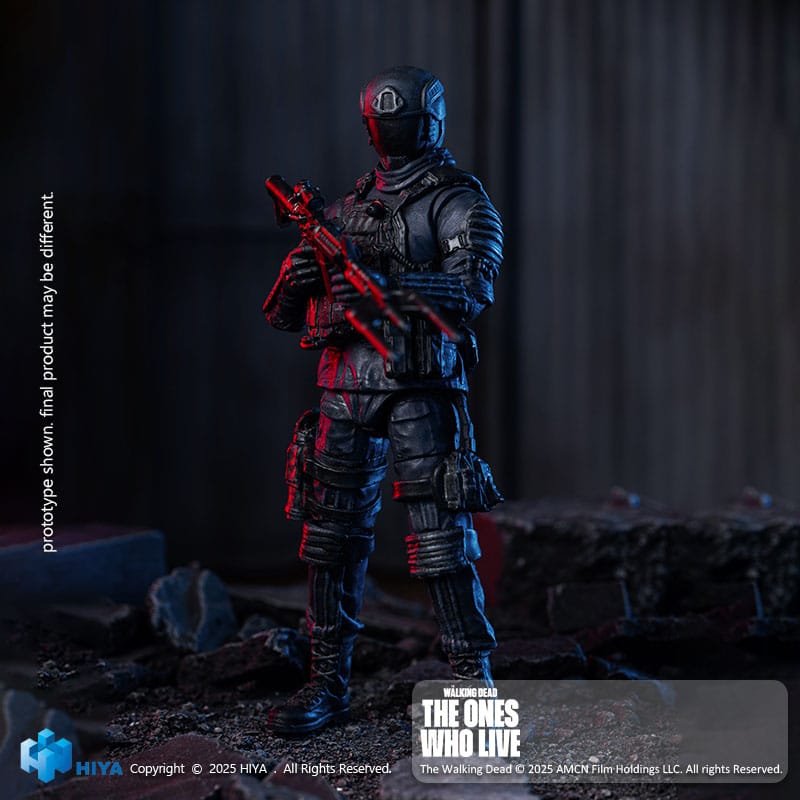 The Walking Dead: The Ones Who Lived figurine 1/18 Exquisite Mini CRM Soldier 10 cm