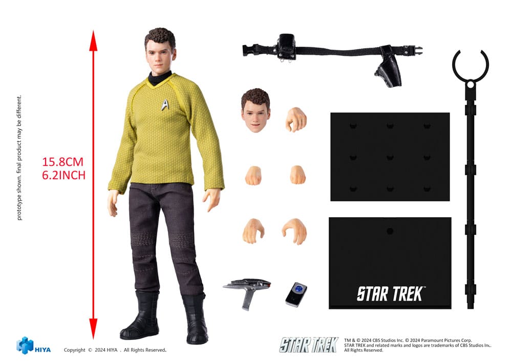 Star Trek 2009 figurine 1/12 Exquisite Super Series Chekov 16 cmm