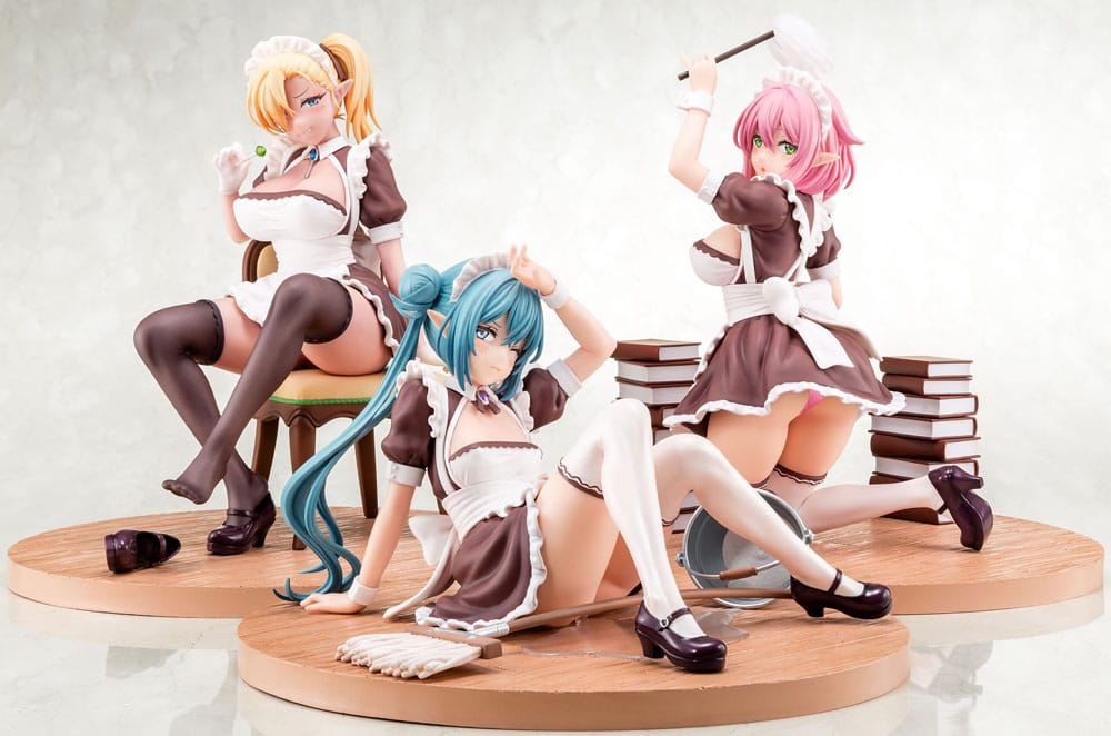 Original Character statuette PVC 1/6 Elf Maid's Sexual Servicing Louche 18 cm
