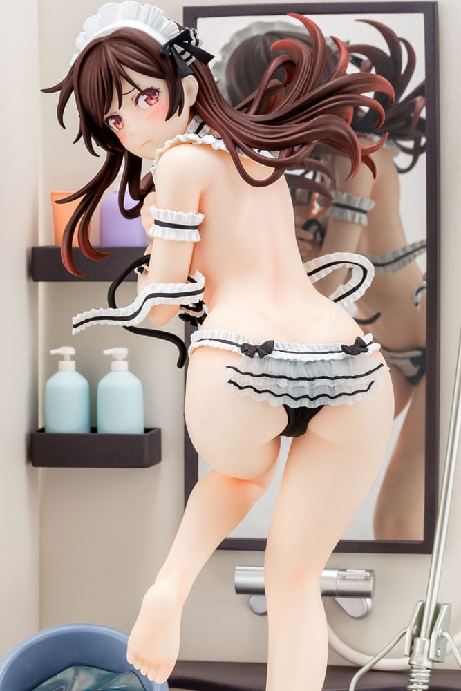 Rent-A-Girlfriend statuette PVC 1/6 Chizuru Mizuhara Maid Bikini de cleanup 24 cm