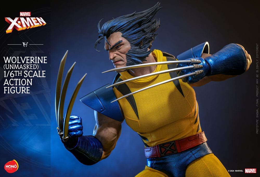 Marvel X-Men figurine 1/6 Wolverine (Unmasked) 28 cm