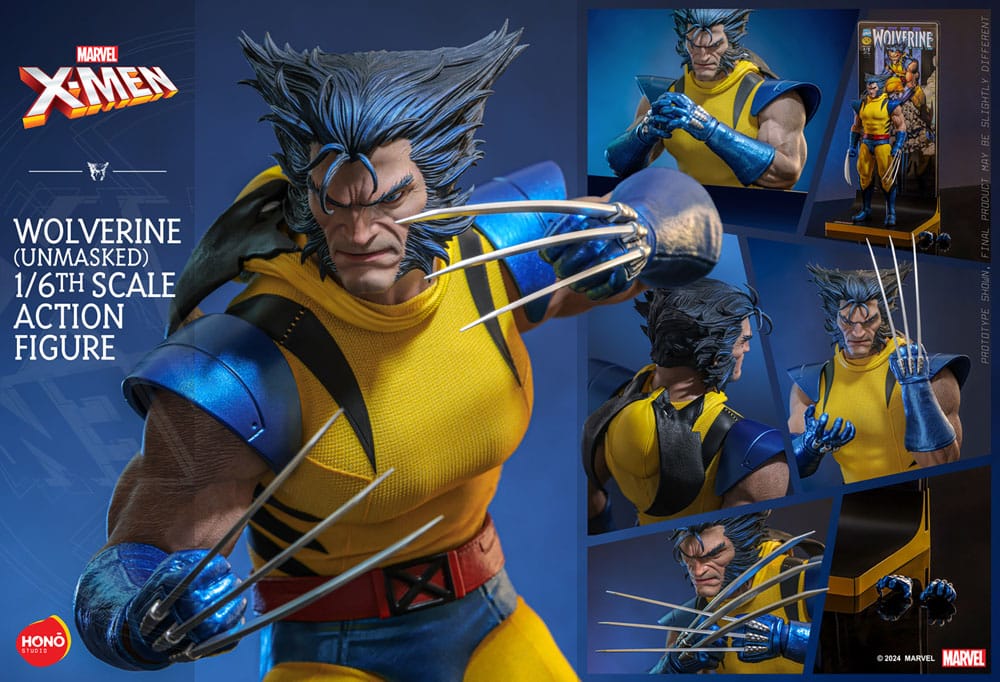 Marvel X-Men figurine 1/6 Wolverine (Unmasked) 28 cm
