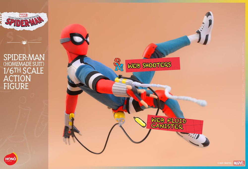 Votre fidèle serviteur Spider-Man figurine 1/6 Spider-Man (Homemade Suit) 29 cm