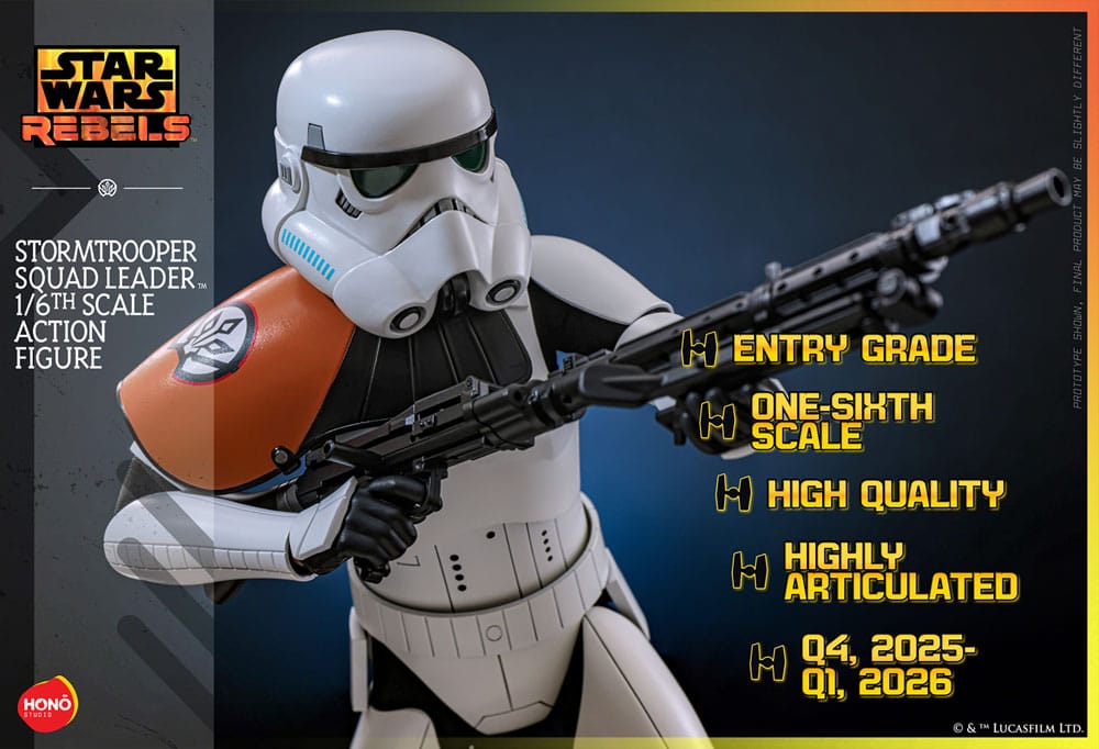 Star Wars: Rebels figurine 1/6 Stormtrooper Squad Leader 28 cm